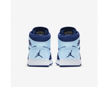 Nike zapatillas para hombre air jordan 1 mid royal team/blanco/azul hielo 554724-159