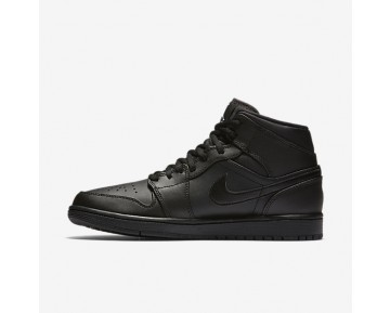 Nike zapatillas para hombre air jordan 1 mid negro/blanco 554724-161