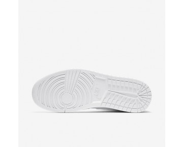 Nike zapatillas para hombre air jordan 1 mid blanco/blanco/negro 554724-162