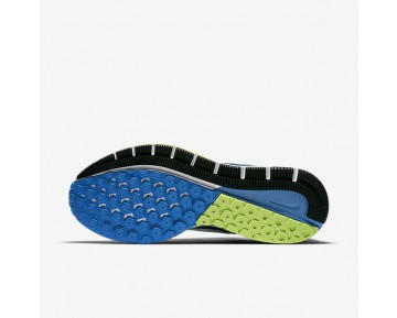 Nike zapatillas para hombre air zoom structure 20 negro/azul foto/verde fantasma/blanco 849576-336