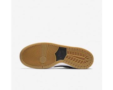 Nike zapatillas para hombre sb zoom dunk low negro/marrón claro goma/blanco 854866-439