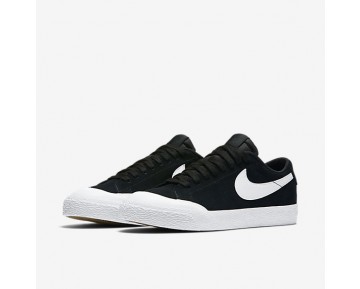 Nike zapatillas para hombre sb blazer low negro/marrón claro goma/blanco/blanco 864348-443