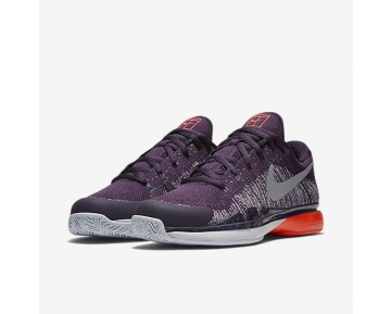 Nike zapatillas para hombre court zoom vapor 9.5 morado grandioso/platino puro/carmesí total/plata metalizado 885725-447
