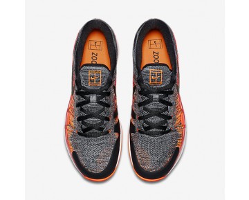 Nike zapatillas para hombre court zoom vapor 9.5 gris oscuro/tarta/blanco/negro 885725-448