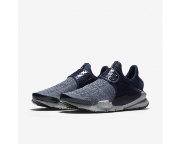 Nike zapatillas para hombre sock dart azul marino medianoche/rojo universitario/gris lobo/azul marino medianoch 859553-683