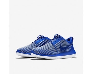 Nike zapatillas para hombre roshe two flyknit azul carrera/niebla océano/gris azulado/azul carrera 844833-691