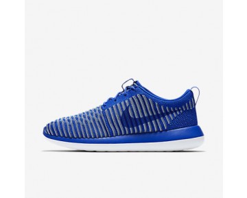 Nike zapatillas para hombre roshe two flyknit azul carrera/niebla océano/gris azulado/azul carrera 844833-691