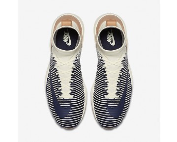 Nike zapatillas para hombre zoom mercurial flyknit vela/gris pálido/marrón medio goma/azul marino universitario 844626-750