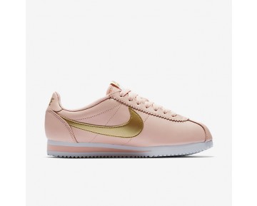 Nike zapatillas para mujer classic cortez leather naranja ártico/blanco/oro metalizado 807471-1009