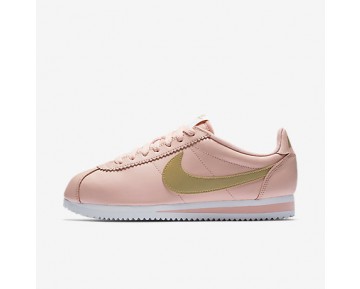 Nike zapatillas para mujer classic cortez leather naranja ártico/blanco/oro metalizado 807471-1009