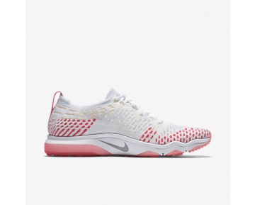 Nike zapatillas para mujer zoom fearless flyknit blanco/rosa carrera/tinte melón/gris lobo 850426-1066