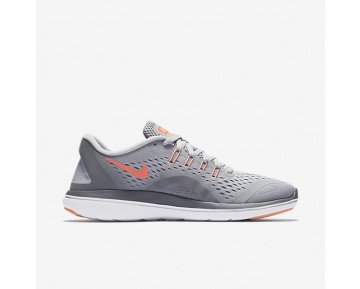 Nike zapatillas para mujer flex rn gris lobo/gris azulado/mango brillante/resplandor crepuscular 898476-1173