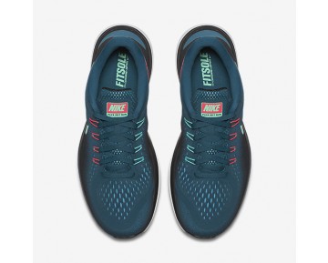 Nike zapatillas para mujer flex rn azul legión/negro/ponche cálido/verde resplandor 898476-1174