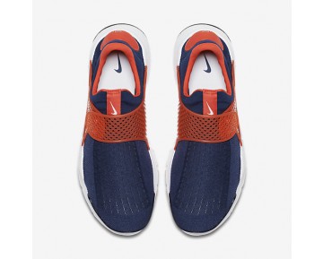 Nike zapatillas unisex sock dart azul marino medianoche/naranja máximo/blanco/azul marino medianoche 819686-1401