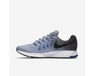 Nike zapatillas para hombre air zoom pegasus 33 gris lobo/gris oscuro/azul foto/negro 831352-085
