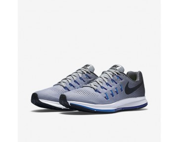 Nike zapatillas para hombre air zoom pegasus 33 gris lobo/gris oscuro/azul foto/negro 831352-085