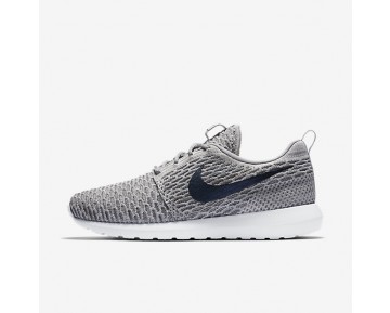 Nike zapatillas para hombre roshe flyknit carbón claro/gris lobo/gris oscuro/obsidiana oscuro 677243-173