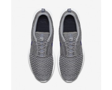 Nike zapatillas para hombre roshe flyknit carbón claro/gris lobo/gris oscuro/obsidiana oscuro 677243-173