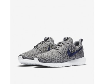 Nike zapatillas para hombre roshe flyknit carbón claro/gris lobo/gris oscuro/obsidiana oscuro 677243-173
