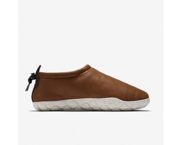 Nike zapatillas para hombre air moc bomber coñac/marrón terciopelo/hueso claro 862439-263