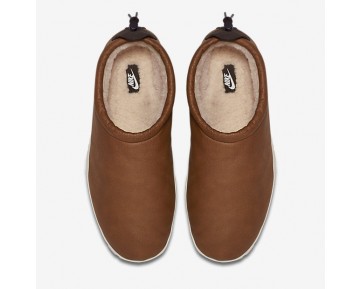 Nike zapatillas para hombre air moc bomber coñac/marrón terciopelo/hueso claro 862439-263
