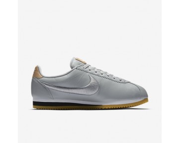 Nike zapatillas para hombre classic cortez leather premium gris lobo/blanco/marrón claro goma/gris lobo 861677-277