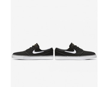 Nike zapatillas para hombre sb zoom stefan janoski negro/marrón claro goma/estrella de oro metálico/blanco 615957-426