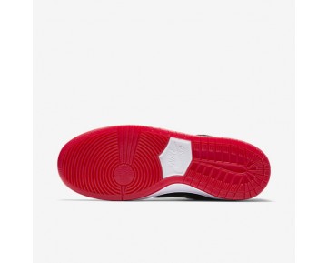 Nike zapatillas para hombre sb dunk low wair gris oscuro/rojo universitario/blanco/negro 895969-437