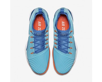 Nike zapatillas para hombre court air zoom ultra azul polarizado/azul medio/hipernaranja/blanco 881091-457