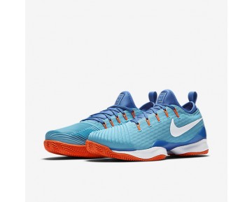Nike zapatillas para hombre court air zoom ultra azul polarizado/azul medio/hipernaranja/blanco 881091-457
