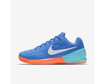Nike zapatillas para hombre court zoom cage 2 azul medio/azul polarizado/hipernaranja/blanco 844961-462