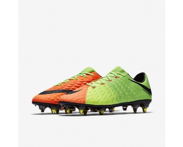 Nike zapatillas para hombre hypervenom phantom 3 verde eléctrico/hipernaranja/voltio/negro 889285-560
