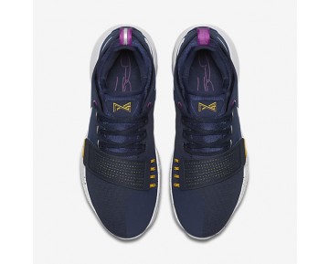 Nike zapatillas para hombre baloncesto pg1 obsidiana/oro universitario/hipervioleta/blanco 878627-632