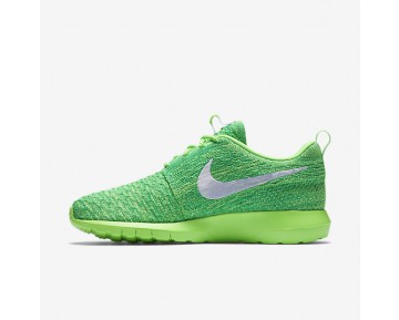 Nike zapatillas para hombre roshe flyknit verde voltaje/verde lúcido/blanco 677243-651