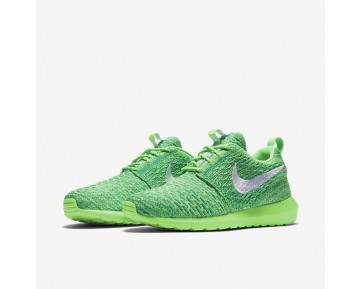 Nike zapatillas para hombre roshe flyknit verde voltaje/verde lúcido/blanco 677243-651