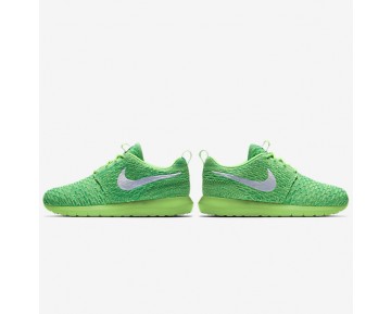 Nike zapatillas para hombre roshe flyknit verde voltaje/verde lúcido/blanco 677243-651