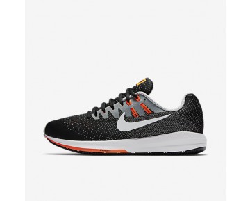 Nike zapatillas para hombre air zoom structure 20 negro/plata mate/hipernaranja/blanco 849576-658