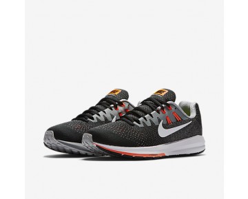 Nike zapatillas para hombre air zoom structure 20 negro/plata mate/hipernaranja/blanco 849576-658