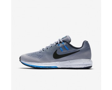 Nike zapatillas para hombre air zoom structure 20 gris azulado/gris lobo/azul resplandor/negro 849581-661