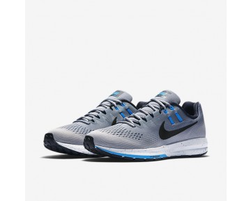 Nike zapatillas para hombre air zoom structure 20 gris azulado/gris lobo/azul resplandor/negro 849581-661