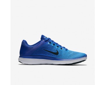 Nike zapatillas para hombre flex rn azul carrera/azul resplandor/blanco/negro 830369-760