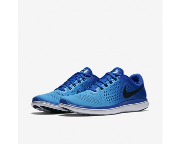 Nike zapatillas para hombre flex rn azul carrera/azul resplandor/blanco/negro 830369-760