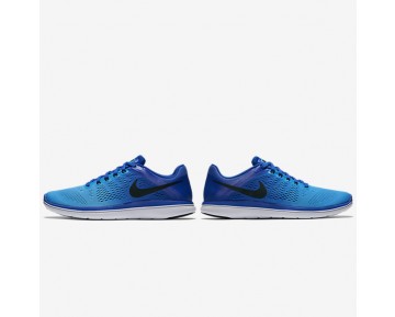 Nike zapatillas para hombre flex rn azul carrera/azul resplandor/blanco/negro 830369-760