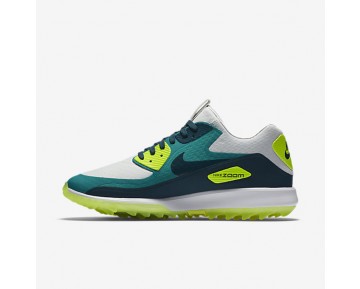 Nike zapatillas para hombre air zoom 90 it platino puro/azul verdoso río/voltio/turquesa medianoche 844569-851