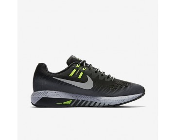 Nike zapatillas para mujer air zoom structure 20 negro/gris oscuro/gris lobo/plata metalizado 849582-1196