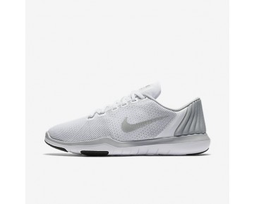 Nike zapatillas para mujer flex tr blanco/gris lobo/sigilo/plata metalizado 852467-1295
