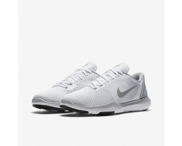 Nike zapatillas para mujer flex tr blanco/gris lobo/sigilo/plata metalizado 852467-1295