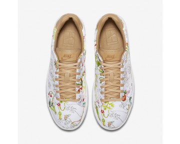 Nike zapatillas para mujer liberty tennis classic ultra blanco/tostado vachetta/voltio/blanco 745982-1322